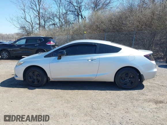 2013 Honda Civic Cpe LX with VIN 2HGFG3B5XDH529877, listed as a IAAI auction lot 41857263 with 1 mi miles. Bid and sale history available at carsss.com. Image 15.