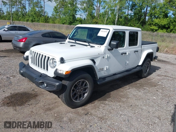 2021 Jeep Gladiator Overland z VIN 1C6HJTFG3ML584038, wystawiony jako IAAI lot #42634959 z przebiegiem 21 843 mil mil oraz . Historia ofert i sprzedaży dostępna na DreamBid. Obrazek 17.