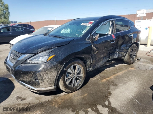 2024 Nissan Murano SV with VIN 5N1AZ2BJ6RC125958, listed as a Copart auction lot 74512024 with 0 mi miles and Salvage Title. Bid and sale history available at carsss.com. Image 1.