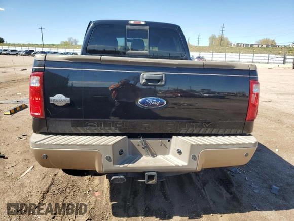 2011 Ford F-250 XL with VIN 1FT7W2BT3BEB29470, listed as a Copart auction lot 55161865 with 173,645 mi miles and Salvage title. Bid and sale history available at DreamBid. Image 6.