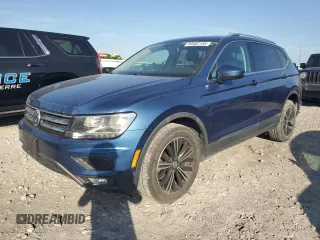 2018 Volkswagen Tiguan SEL z VIN 3VV3B7AX1JM034279, wystawiony jako Copart lot #60402155 z przebiegiem 91 751 mil mil oraz Szkoda całkowita • Salvage title. Historia ofert i sprzedaży dostępna na DreamBid. Obrazek 1.