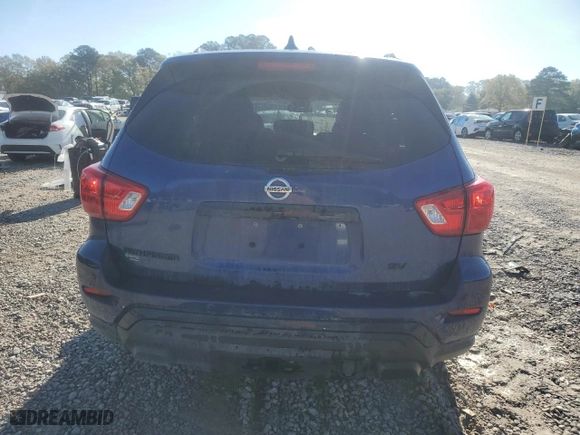 2020 Nissan Pathfinder SV with VIN 5N1DR2BN6LC584978, listed as a Copart auction lot 50413695 with 80,320 mi miles and Salvage Title. Bid and sale history available at carsss.com. Image 6.