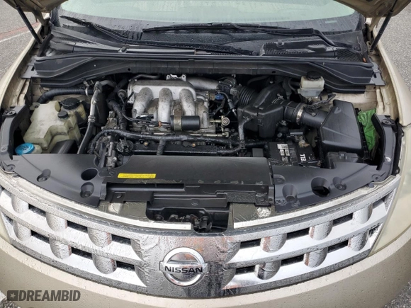 2005 Nissan Murano SE with VIN JN8AZ08T35W327638, listed as a Copart auction lot 50277855 with 238,217 mi miles and Salvage Title. Bid and sale history available at carsss.com. Image 12.