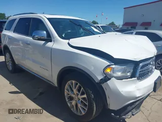 2014 Dodge Durango Citadel z VIN 1C4RDHEGXEC557259, wystawiony jako IAAI lot #42055846 z przebiegiem 99 253 mil mil oraz . Historia ofert i sprzedaży dostępna na DreamBid. Obrazek 1.