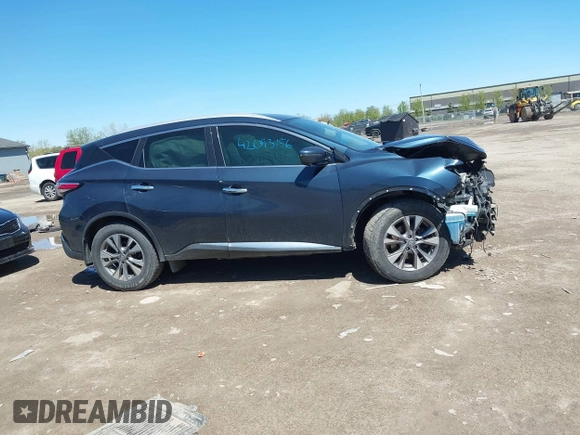 2016 Nissan Murano SL z VIN 5N1AZ2MH2GN106156, wystawiony jako IAAI lot #42093156 z przebiegiem 107 997 mil mil oraz . Historia ofert i sprzedaży dostępna na DreamBid. Obrazek 14.