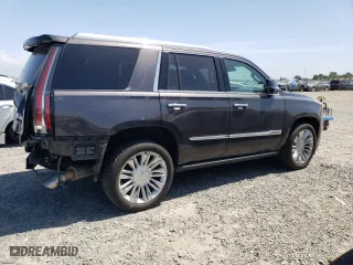 2017 Cadillac Escalade Platinum with VIN 1GYS4DKJ4HR127555, listed as a Copart auction lot 53162405 with 119,934 mi miles and Salvage Title. Bid and sale history available at carsss.com. Image 3.
