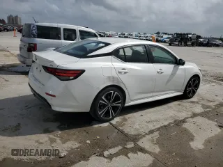 2023 Nissan Sentra SR with VIN 3N1AB8DV9PY295749, listed as a Copart auction lot 51859635 with 14,633 mi miles and Salvage Title. Bid and sale history available at carsss.com. Image 3.