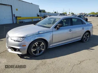 2017 Audi A4 Premium Plus with VIN WAUENAF48HN009340, listed as a Copart auction lot 54080165 with 120,977 mi miles and Salvage title. Bid and sale history available at DreamBid. Image 1.