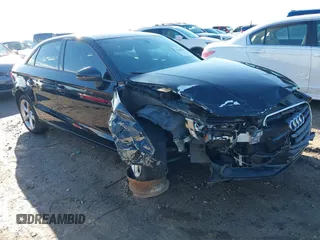 2016 Audi A3 1.8T Premium with VIN WAUA7GFF5G1014823, listed as a IAAI auction lot 41282637 with 100,194 mi miles. Bid and sale history available at carsss.com. Image 1.
