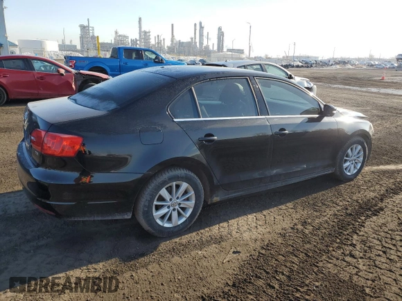 2013 Volkswagen Jetta Comfortline with VIN 3VWDL7AJ1DM423856, listed as a Copart auction lot 48289795 with 240,599 mi miles and Salvage title. Bid and sale history available at DreamBid. Image 3.