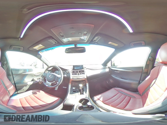2015 Lexus NX 200t with VIN JTJBARBZXF2018280, listed as a Copart auction lot 56153555 with 134,003 mi miles and Salvage title. Bid and sale history available at DreamBid. Image 15.