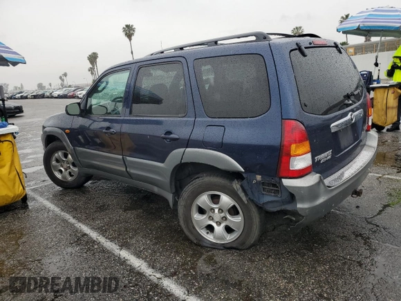 2002 Mazda Tribute LX with VIN 4F2YU09132KM45424, listed as a Copart auction lot 47778905 with 196,982 mi miles and Salvage Title. Bid and sale history available at carsss.com. Image 2.