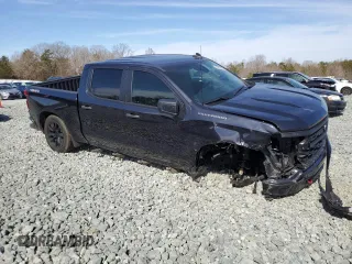 2023 Chevrolet Silverado 1500 Custom with VIN 1GCPDBEK7PZ159886, listed as a Copart auction lot 46470465 with 46,263 mi miles and Salvage Title. Bid and sale history available at DreamBid. Image 4.