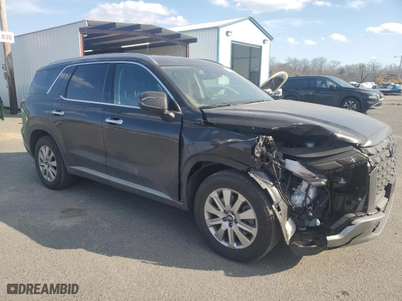 2024 Hyundai Palisade SEL with VIN KM8R2DGE8RU784505, listed as a Copart auction lot 46667885 with 27,476 mi miles and Clean Title. Bid and sale history available at carsss.com. Image 4.