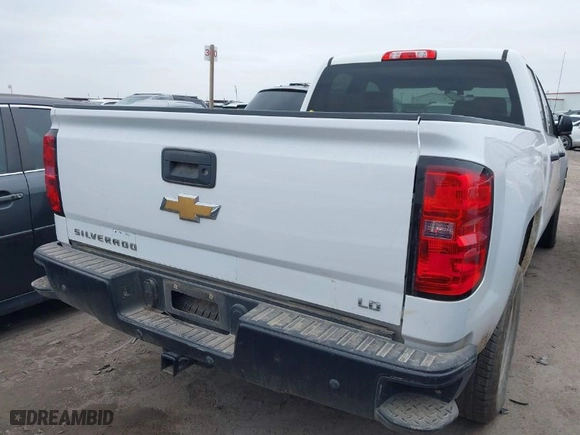 2019 Chevrolet Silverado 1500 LD Work Truck with VIN 2GCRCNEC5K1214617, listed as a IAAI auction lot 41594989 with 118,423 mi miles. Bid and sale history available at carsss.com. Image 4.