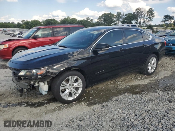 2015 Chevrolet Impala LT z VIN 1G1125S38FU144215, wystawiony jako Copart lot #57964915 z przebiegiem 125 922 mil mil oraz Szkoda całkowita • Salvage title. Historia ofert i sprzedaży dostępna na DreamBid. Obrazek 1.