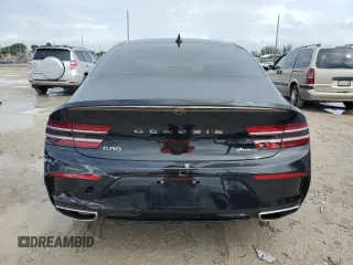 2024 Genesis G80 2.5T with VIN KMTGA4SC6RU227422, listed as a Copart auction lot 74875034 with 14,575 mi miles and Salvage Title. Bid and sale history available at DreamBid. Image 6.
