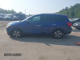 2017 Nissan Pathfinder SV with VIN 5N1DR2MM4HC675341, listed as a IAAI auction lot 40087490 with 95,106 mi miles. Bid and sale history available at carsss.com. Image 14.