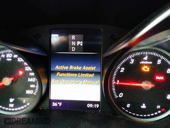 2018 Mercedes-Benz C with VIN 55SWF4JB8JU244528, listed as a IAAI auction lot 40779972 with 119,260 mi miles. Bid and sale history available at carsss.com. Image 7.