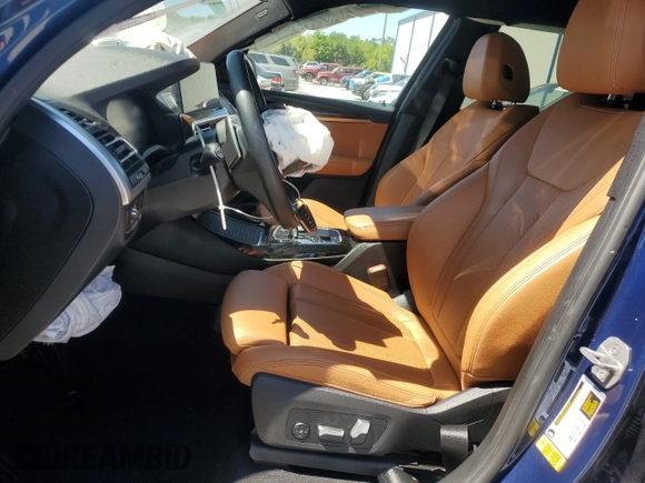 2022 BMW X3 sDrive30i with VIN WBX47DP0XNN158398, listed as a Copart auction lot 49819095 with 53,816 mi miles and Non Repairable. Bid and sale history available at DreamBid. Image 7.