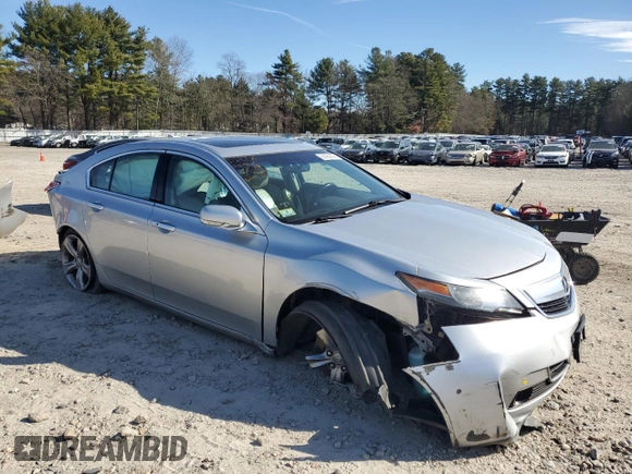 2012 Acura TL Tech Auto with VIN 19UUA9F58CA009647, listed as a Copart auction lot 50966595 with 202,526 mi miles and Clean Title. Bid and sale history available at carsss.com. Image 4.
