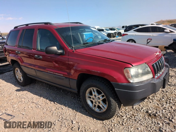 2004 Jeep Grand Cherokee Laredo with VIN 1J4GW48S54C363256, listed as a Copart auction lot 61862615 with 163,721 mi miles and Salvage title. Bid and sale history available at DreamBid. Image 4.