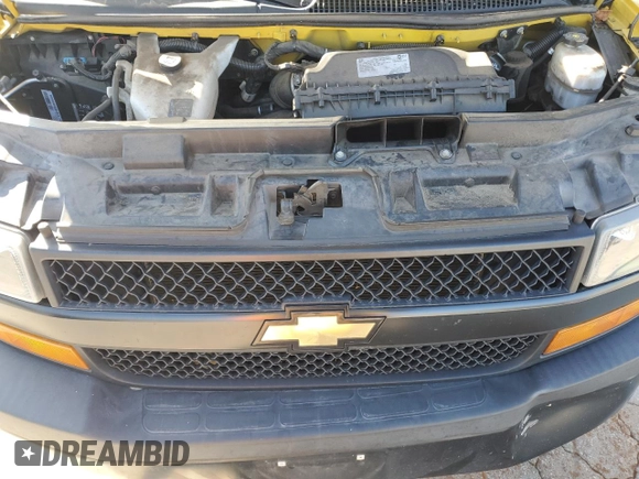 2020 Chevrolet Express Cargo Van with VIN 1GCWGAFPXL1226464, listed as a Copart auction lot 44780515 with 149,395 mi miles and Clean Title. Bid and sale history available at carsss.com. Image 12.