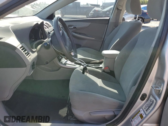 2010 Toyota Corolla with VIN 1NXBU4EE1AZ262415, listed as a Copart auction lot 62133055 with Not provided miles and Clean title. Bid and sale history available at DreamBid. Image 7.