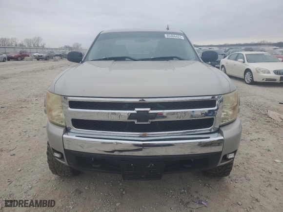 2007 Chevrolet Silverado 1500 LTZ with VIN 3GCEK13M17G526406, listed as a Copart auction lot 85466424 with 217,189 mi miles and Salvage Title. Bid and sale history available at carsss.com. Image 5.