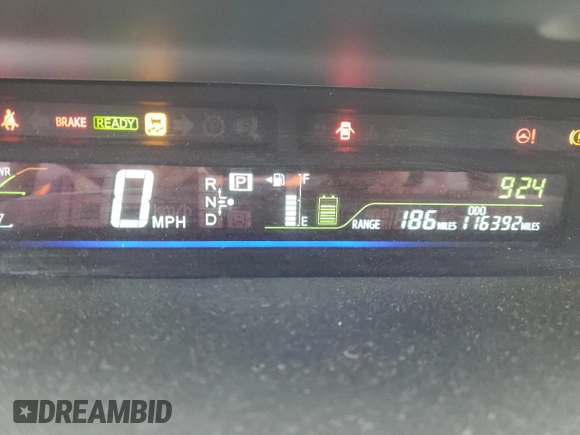 2012 Toyota Prius Two with VIN JTDZN3EU9C3150570, listed as a Copart auction lot 49437095 with 116,392 mi miles and Salvage Title. Bid and sale history available at DreamBid. Image 9.
