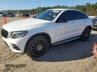2018 Mercedes-Benz GLC with VIN WDC0J4KBXJF446524, listed as a Copart auction lot 87430864 with 113,535 mi miles and Salvage Title. Bid and sale history available at carsss.com. Image 1.