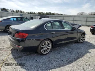 2015 BMW 5 Series 535i with VIN WBA5B1C59FD920690, listed as a Copart auction lot 49228425 with Not Provided miles and Salvage Title. Bid and sale history available at carsss.com. Image 3.