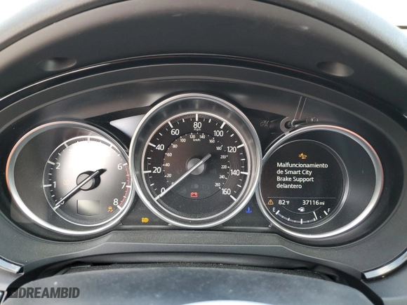 2020 Mazda CX-9 Touring with VIN JM3TCACY0L0403256, listed as a Copart auction lot 48455435 with 37,116 mi miles and Salvage Title. Bid and sale history available at carsss.com. Image 9.
