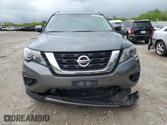 2020 Nissan Pathfinder S with VIN 5N1DR2AM5LC576489, listed as a Copart auction lot 57211435 with 75,641 mi miles and Salvage title. Bid and sale history available at DreamBid. Image 5.