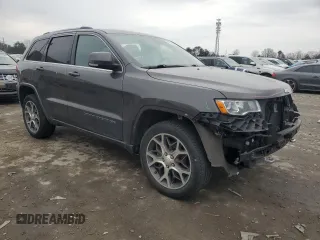 2018 Jeep Grand Cherokee Sterling Edition with VIN 1C4RJFBG6JC347432, listed as a Copart auction lot 46753085 with 61,331 mi miles and Salvage Title. Bid and sale history available at carsss.com. Image 4.