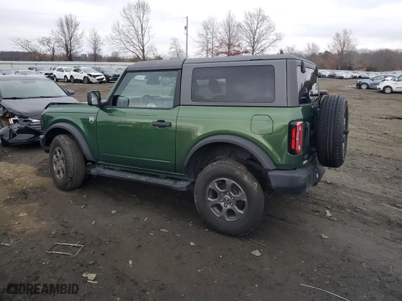 2022 Ford Bronco with VIN 1FMDE5AH6NLB18964, listed as a Copart auction lot 82989974 with 40,029 mi miles and Salvage Title. Bid and sale history available at carsss.com. Image 2.