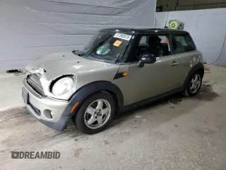 2010 MINI Hardtop with VIN WMWMF3C50ATZ66791, listed as a Copart auction lot 57592875 with Not provided miles and Salvage title. Bid and sale history available at DreamBid. Image 1.