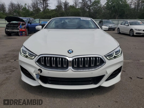 2024 BMW 8 Series 840i with VIN WBADZ4C08RCN02225, listed as a Copart auction lot 63132815 with 5,135 mi miles and Salvage title. Bid and sale history available at DreamBid. Image 5.