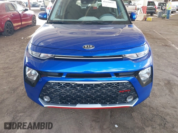 2021 Kia Soul GT-Line with VIN KNDJ63AU6M7740302, listed as a IAAI auction lot 41436817 with 42,182 mi miles and . Bid and sale history available at DreamBid. Image 6.
