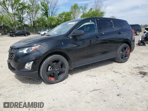 2020 Chevrolet Equinox LT z VIN 2GNAXVEX3L6124270, wystawiony jako Copart lot #53181565 z przebiegiem 43 230 mil mil oraz Szkoda całkowita • Salvage title. Historia ofert i sprzedaży dostępna na DreamBid. Obrazek 1.
