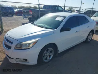 2013 Chevrolet Malibu LS with VIN 1G11B5SA3DF343365, listed as a IAAI auction lot 41731692 with 1 mi miles. Bid and sale history available at carsss.com. Image 2.