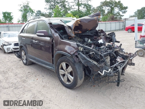 2012 Kia Sorento EX with VIN 5XYKU4A21CG248227, listed as a IAAI auction lot 42036333 with 1 mi miles. Bid and sale history available at carsss.com. Image 1.