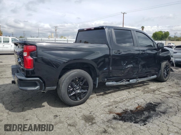2023 Chevrolet Silverado 1500 with VIN 1GCPADE88PZ317807, listed as a Copart auction lot 51021005 with 22,571 mi miles and Salvage Title. Bid and sale history available at DreamBid. Image 3.