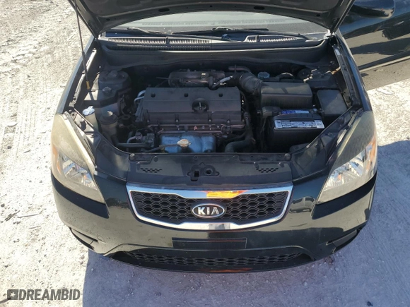 2010 Kia Rio LX with VIN KNADH4A39A6680390, listed as a Copart auction lot 49585225 with 44,824 mi miles and Clean Title. Bid and sale history available at carsss.com. Image 11.