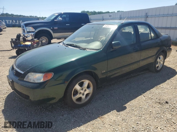 2002 Mazda Protege DX with VIN JM1BJ225121567924, listed as a Copart auction lot 54847545 with 93,653 mi miles and Salvage Title. Bid and sale history available at DreamBid. Image 1.