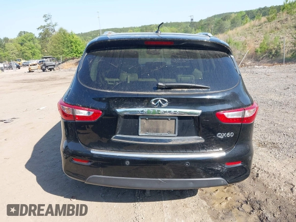 2015 Infiniti QX60 with VIN 5N1AL0MN3FC535859, listed as a IAAI auction lot 42010058 with 160,356 mi miles. Bid and sale history available at carsss.com. Image 16.