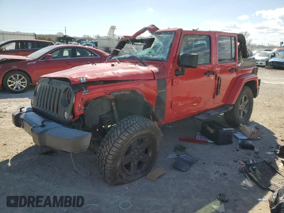 2016 Jeep Wrangler Unlimited Freedom z VIN 1C4BJWDG7GL168548, wystawiony jako Copart lot #49893385 z przebiegiem 107 672 mil mil oraz Szkoda całkowita • Salvage title. Historia ofert i sprzedaży dostępna na DreamBid. Obrazek 1.