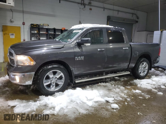 2018 Ram 1500 Big Horn with VIN 1C6RR7LG6JS124477, listed as a Copart auction lot 45650805 with 93,666 mi miles and Salvage Title. Bid and sale history available at carsss.com. Image 1.