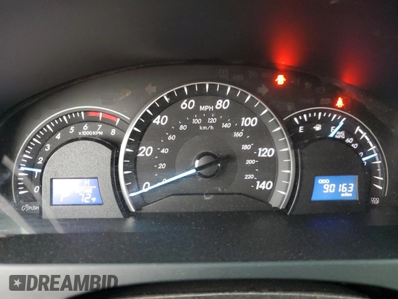 2014 Toyota Camry L with VIN 4T4BF1FK7ER431331, listed as a Copart auction lot 50834825 with 90,163 mi miles and Salvage Title. Bid and sale history available at DreamBid. Image 9.