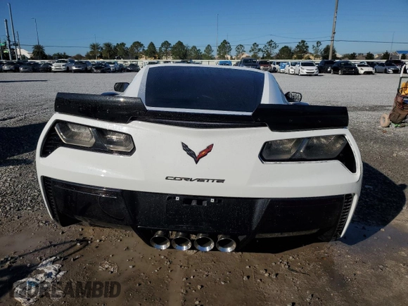 2017 Chevrolet Corvette Z06 2LZ with VIN 1G1YS2D62H5600243, listed as a Copart auction lot 81422994 with 8,786 mi miles and Non Repairable. Bid and sale history available at carsss.com. Image 6.